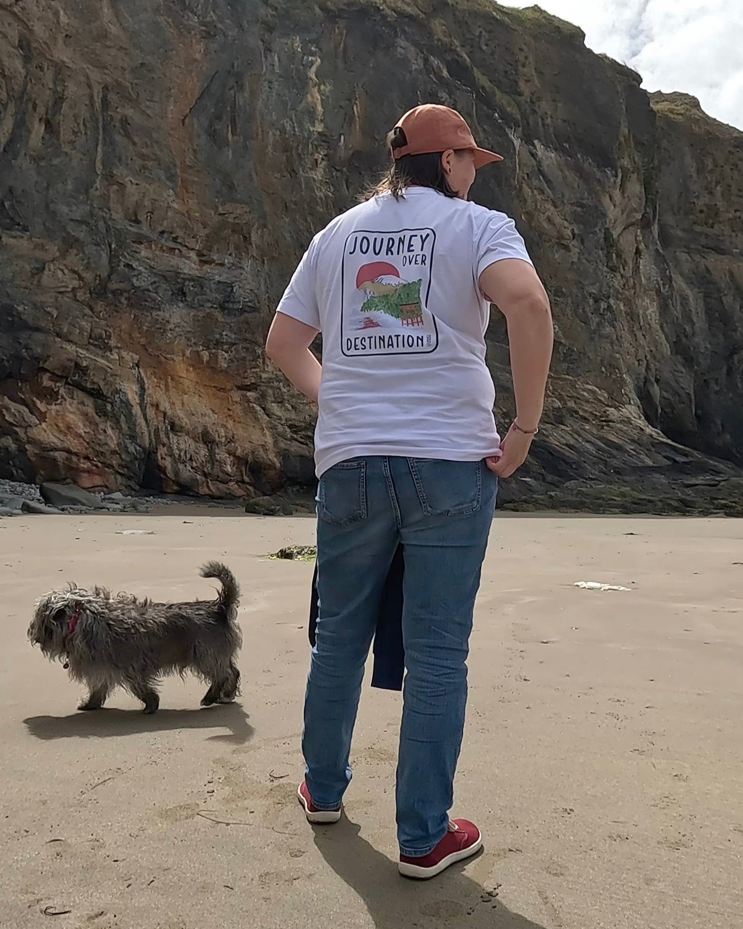 Organic "Journey over Destination" T-shirt
