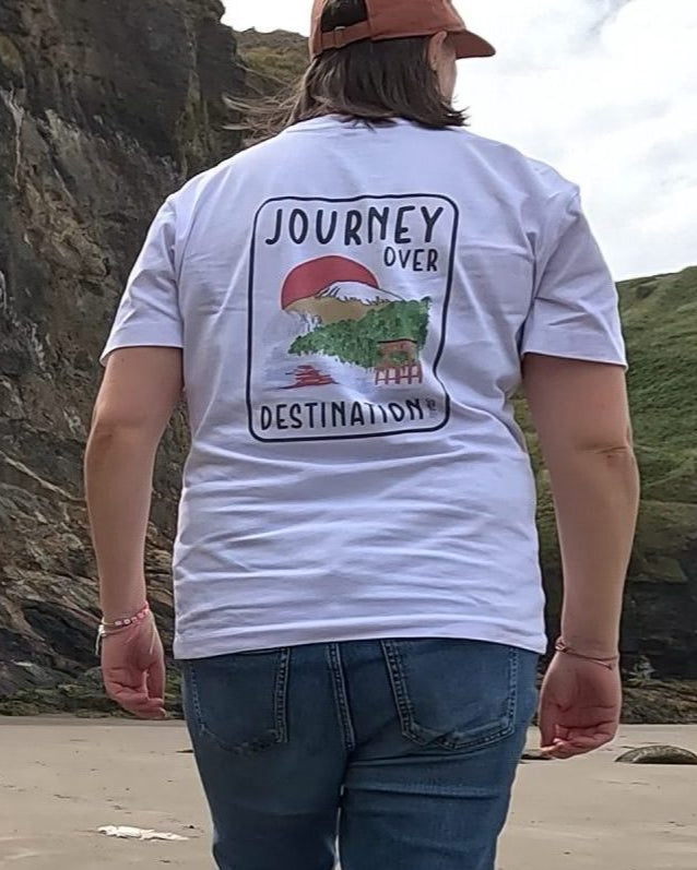 Organic "Journey over Destination" T-shirt
