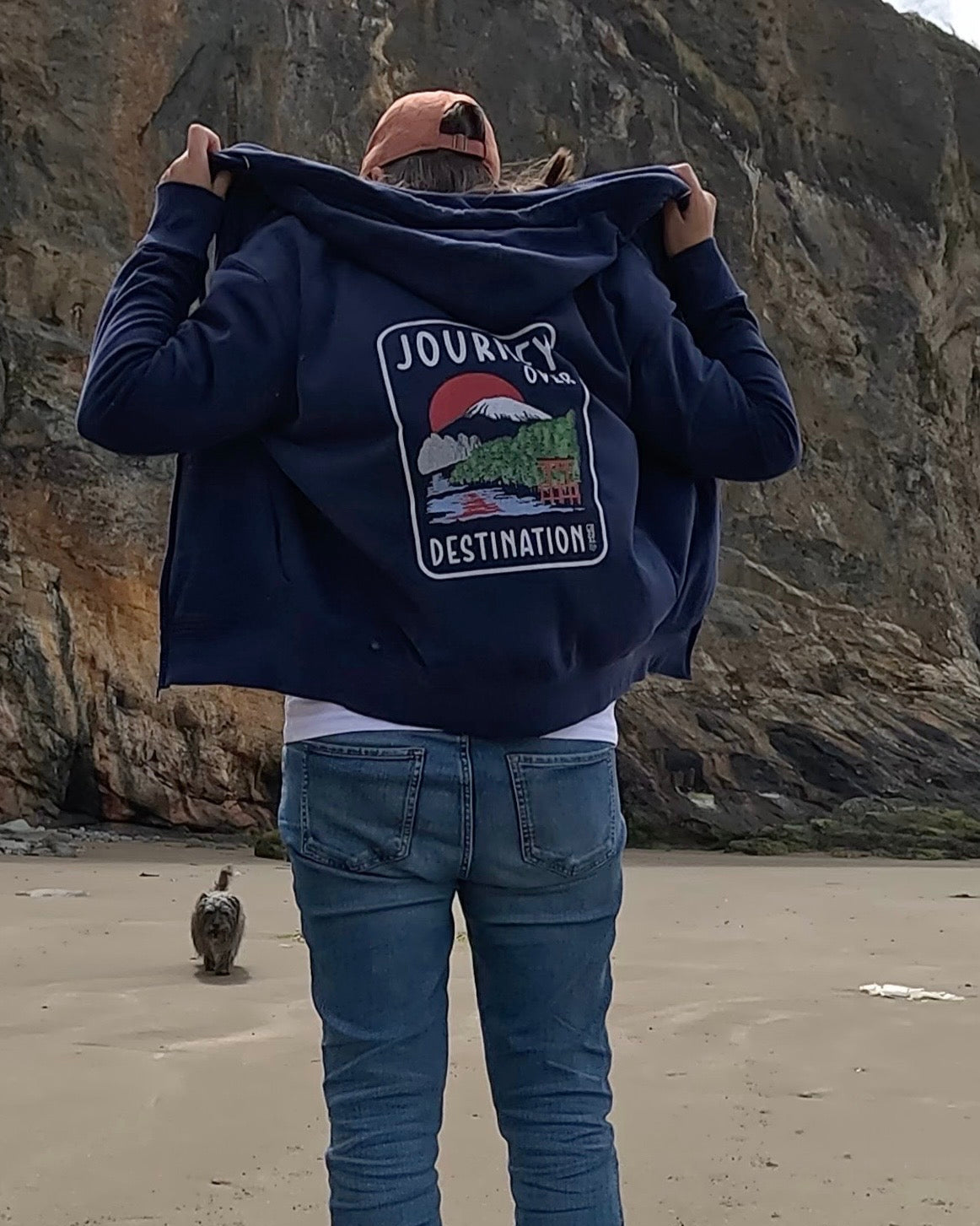 Organic “Journey” Zip Hoodie