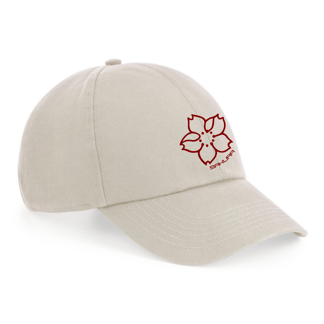 Organic "Sakura Blossom" 6-panel Cap