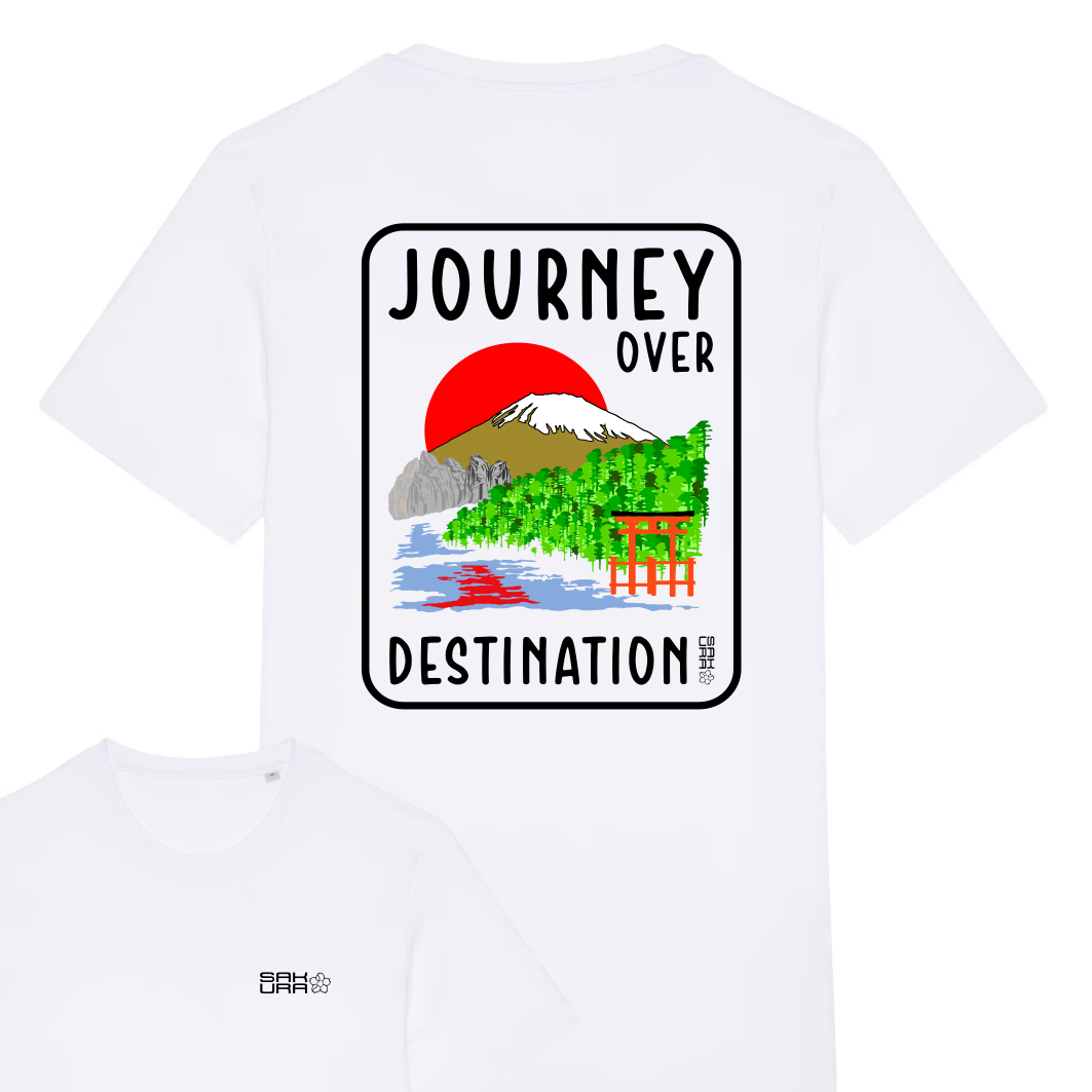 Organic "Journey over Destination" T-shirt