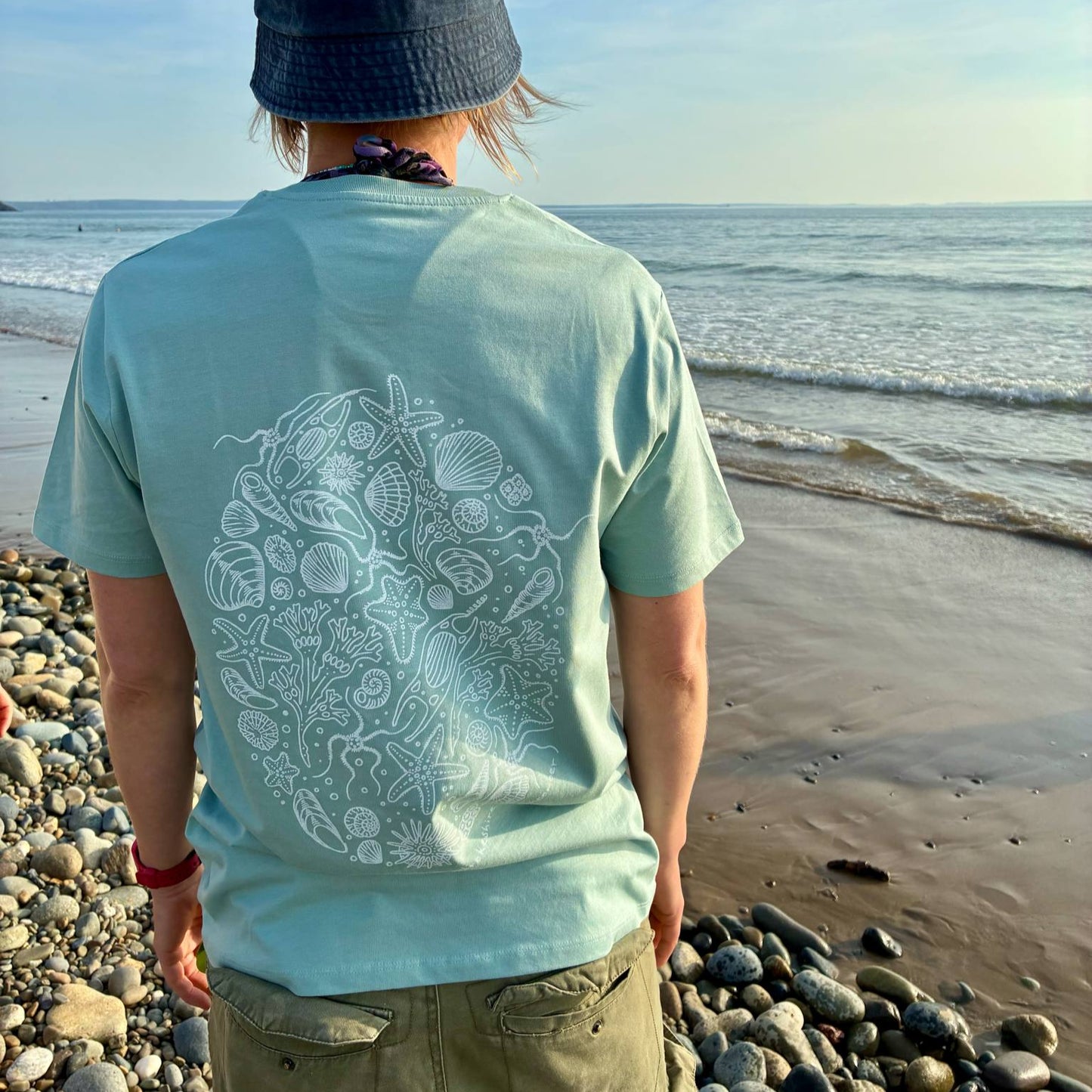 Organic "Beach comber" T-shirt