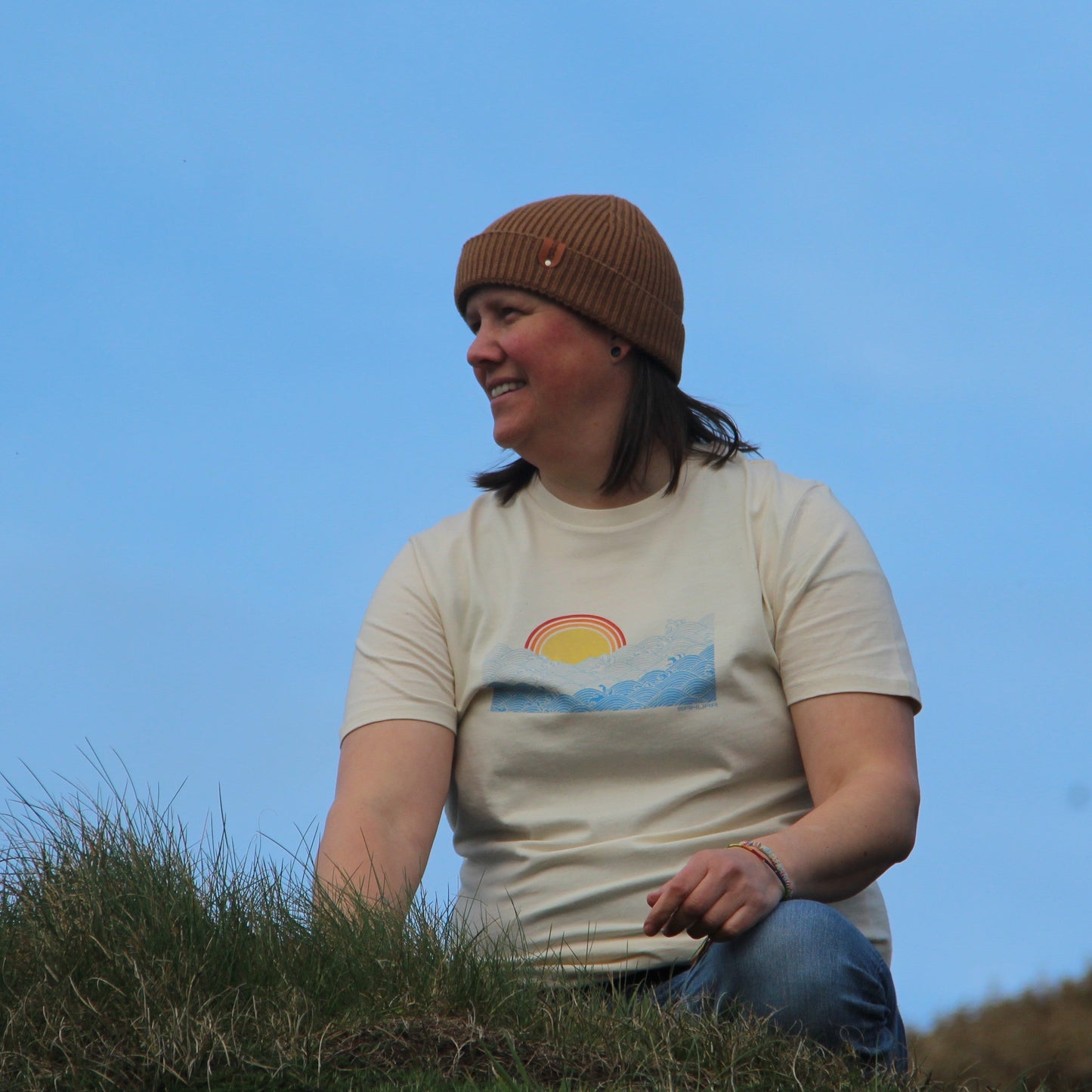 Organic "Sunsets and Sea dips" T-shirt
