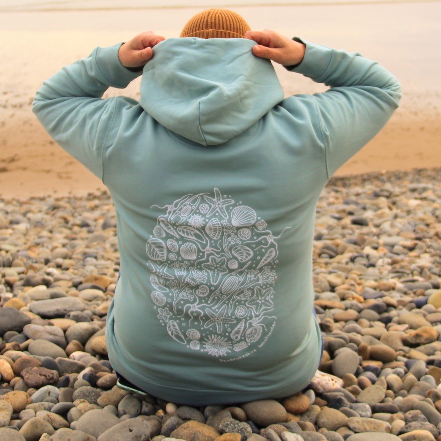 Organic "Beach comber" Hoodie