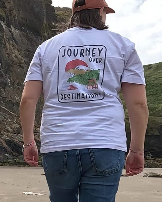 Organic "Journey over Destination" T-shirt