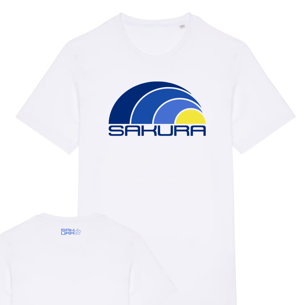 Organic "Sakura Wave" T-shirt