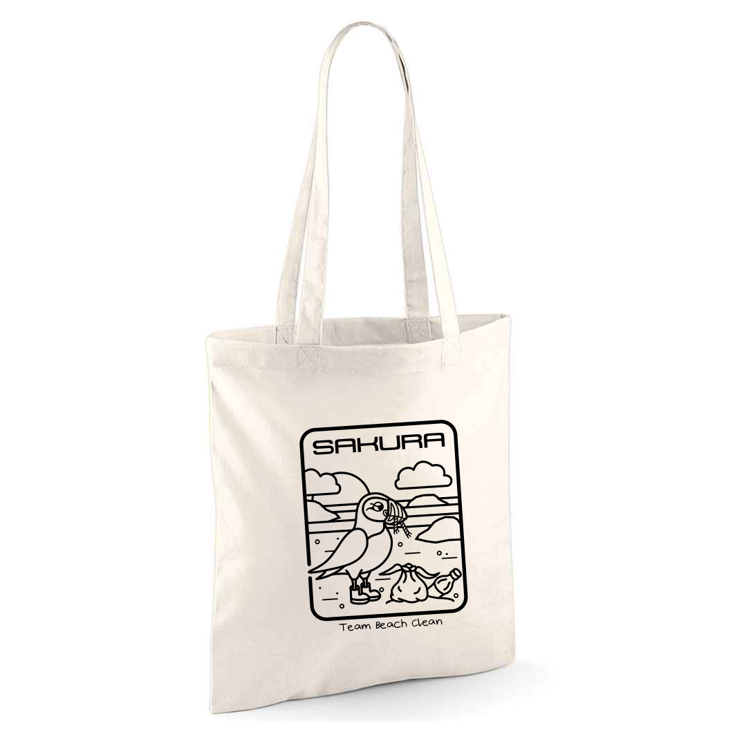 Sakura Team Beach Clean tote