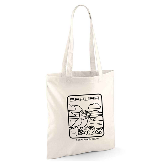 Sakura Team Beach Clean tote