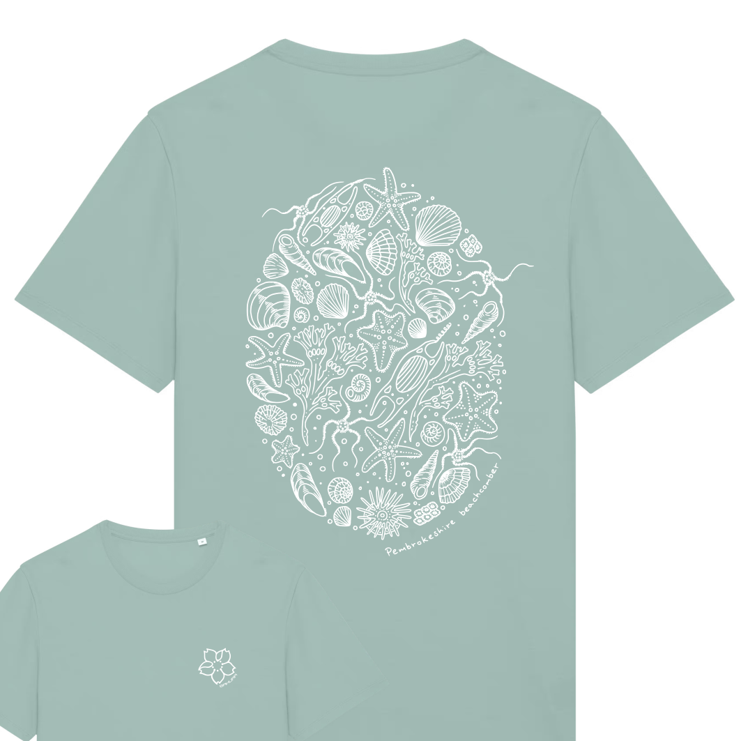 Organic "Beach comber" T-shirt