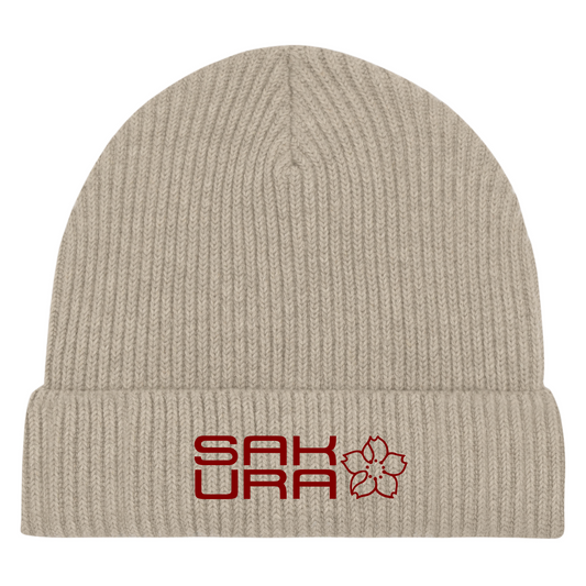 Organic "Sakura Icon" Fisherman Beanie