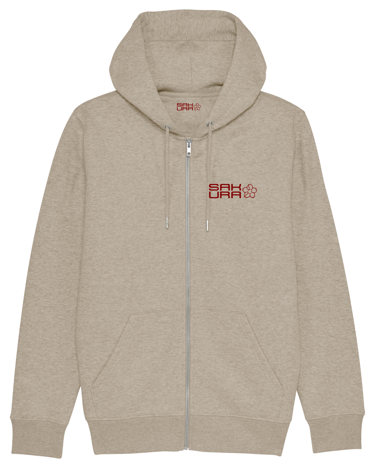 Organic "Sakura Icon" Zip Hoodie