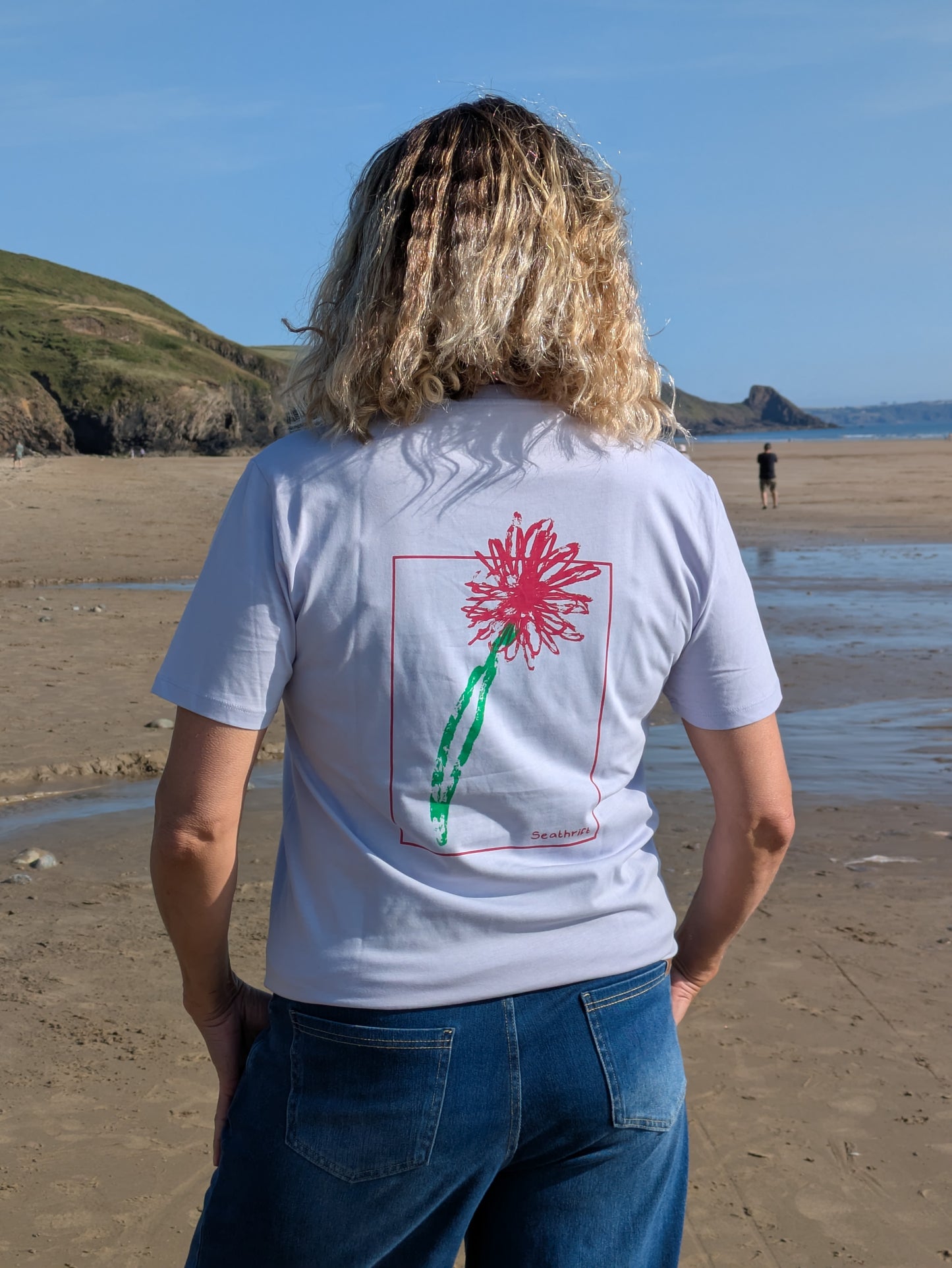 Organic "Sea Thrift" T-shirt