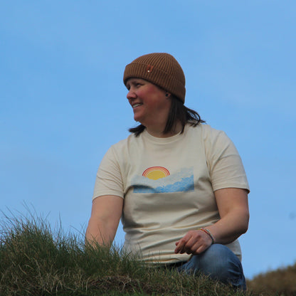 Organic "Sunsets and Sea dips" T-shirt