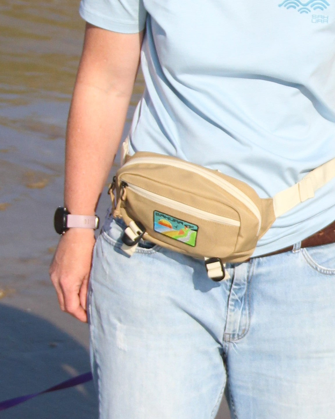 Recycled "Coast View" Hip bag