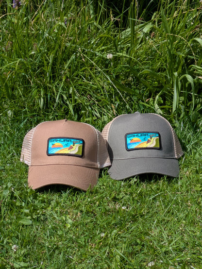 Recycled "Coast view" Trucker cap
