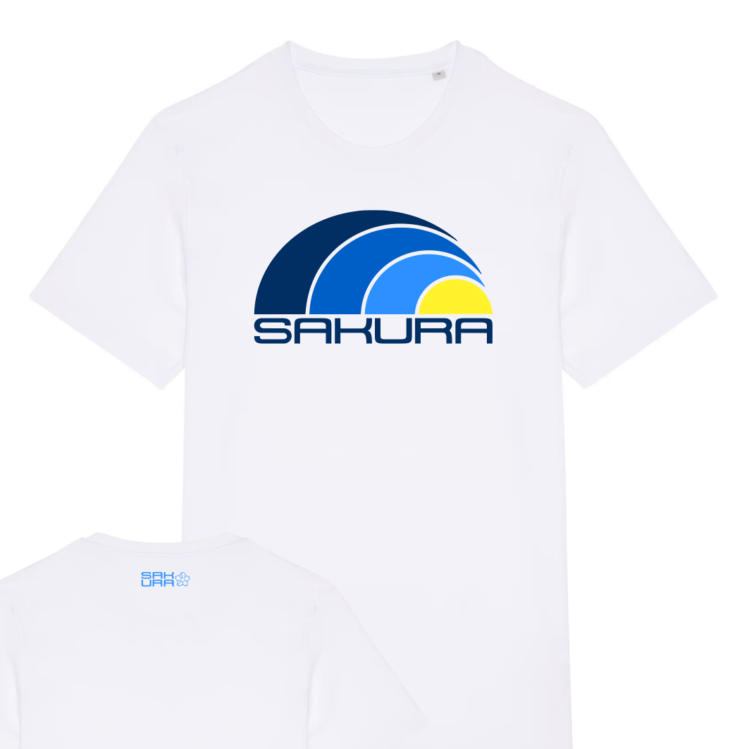 Organic "Sakura Wave" T-shirt