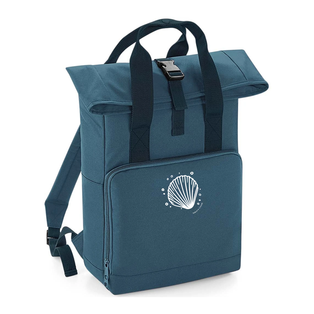 Recycled "Shell" Roll top bag