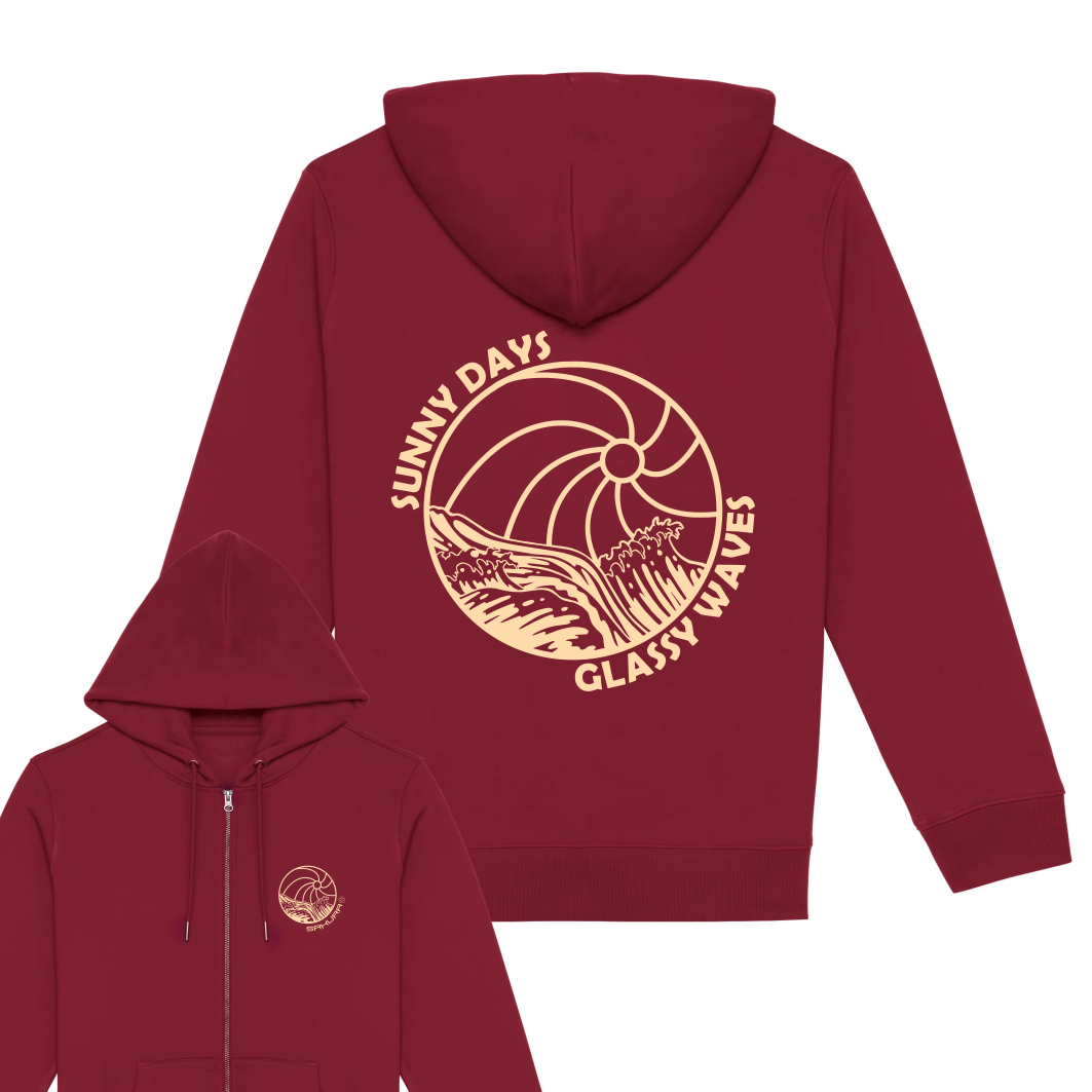 Organic “Sunny Days” Zip Hoodie