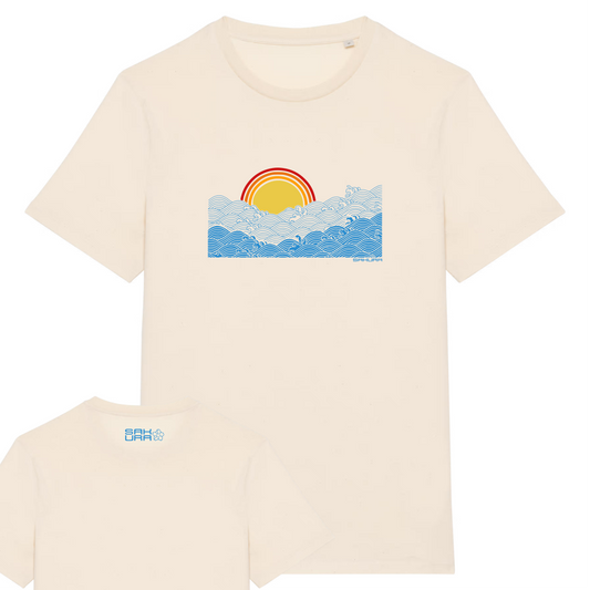 Organic "Sunsets and Sea dips" T-shirt